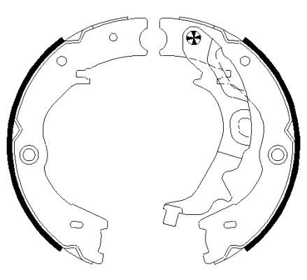 HELLA PAGID Jarrukenkäsarja, seisontajarru 8DA 355 051-121